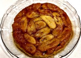 Banana Pie Baked Upside-Down in Caramel