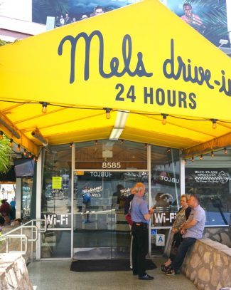 Mel's Drive-in on Sunset Boulevard