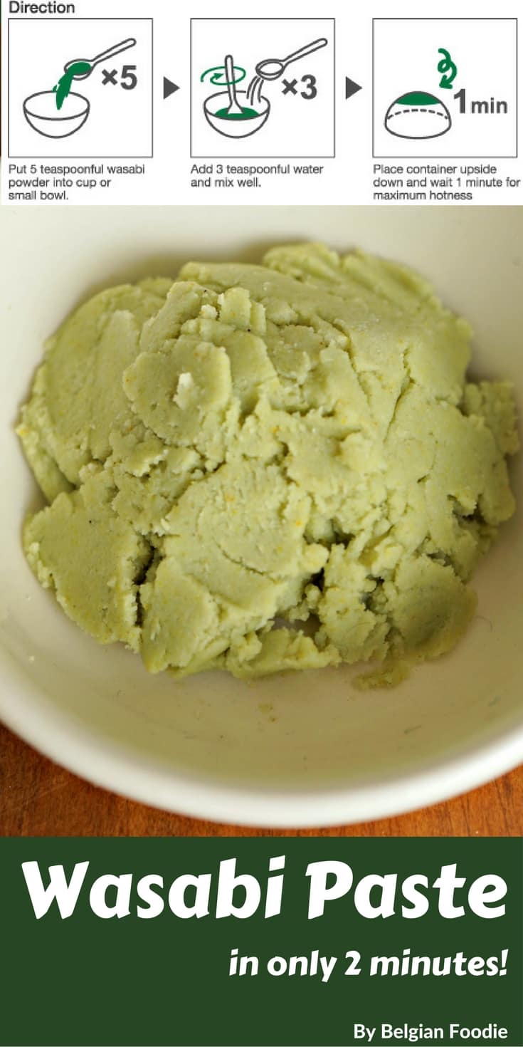 Wasabi Paste Made in Minutes