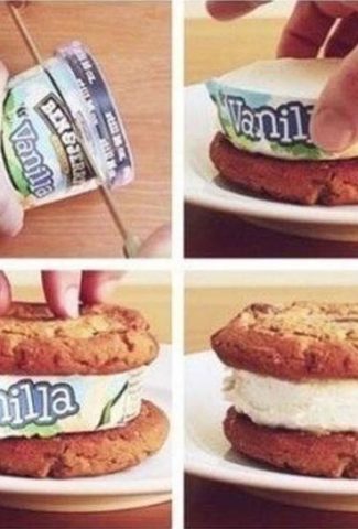 Fun food tricks: Making Ice Cream Sandwiches