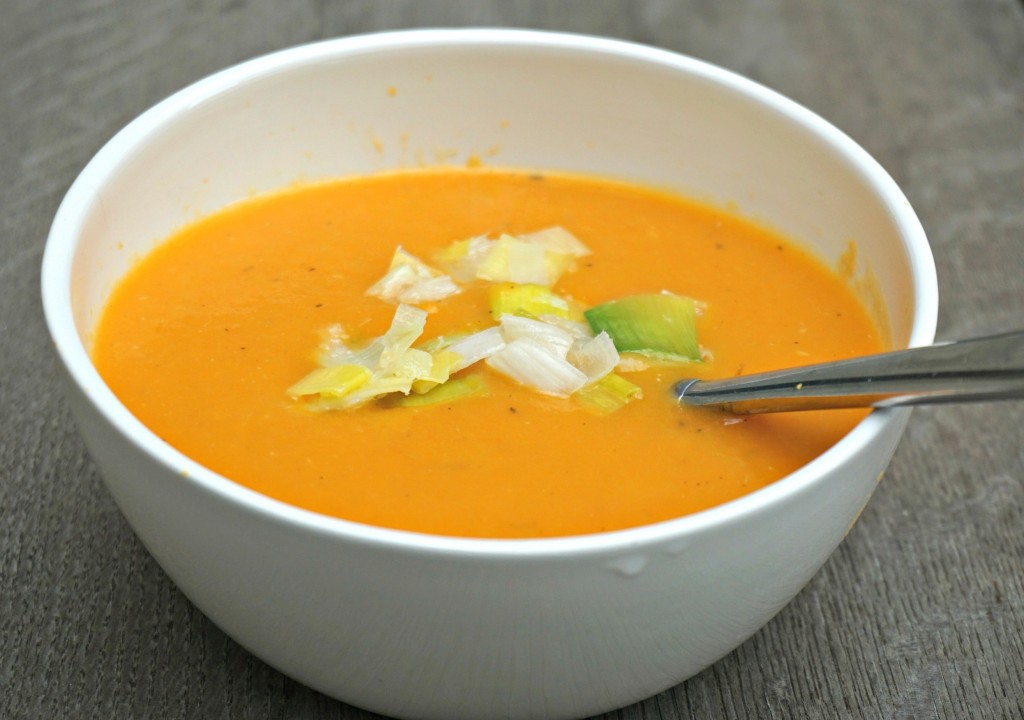 Pumpkin Soup with Leeks