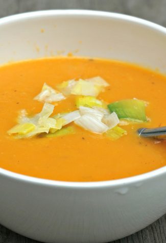 Pumpkin Soup with Leeks