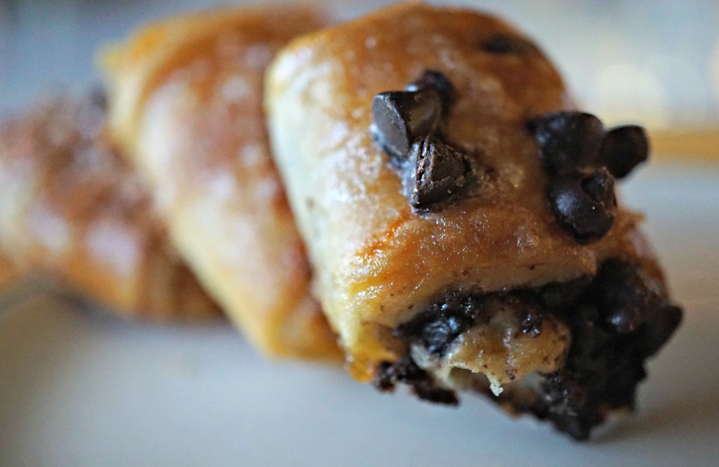 Chocolate chip rugelach