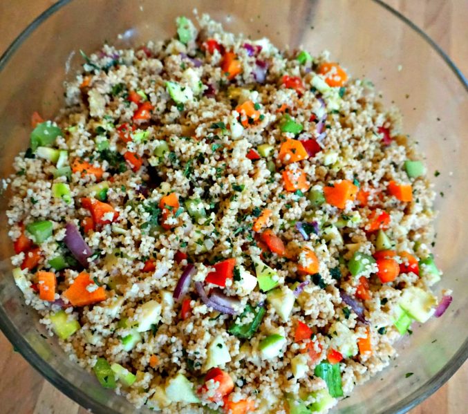 Couscous Salad with Vegetables - BELGIAN FOODIE