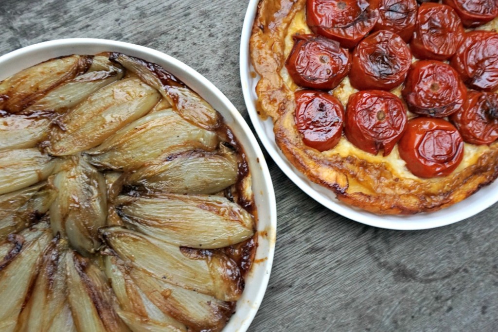 Belgian Endive and Tomato Pies