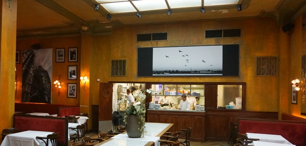 Kitchen at the Bourla Café Restaurant 