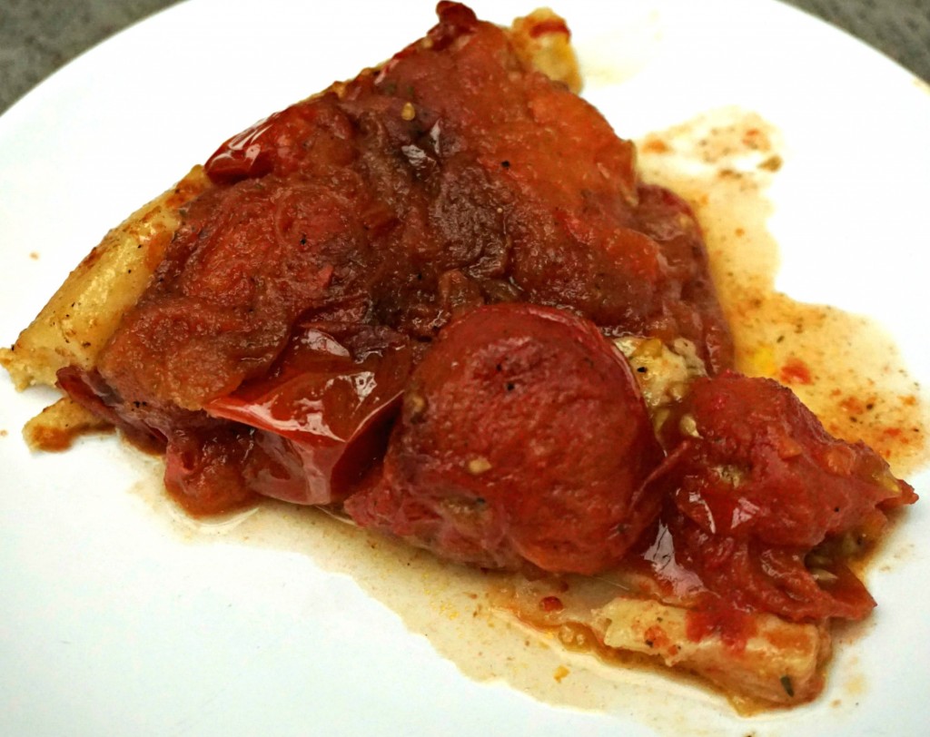 Tomato Tarte Tatin slice