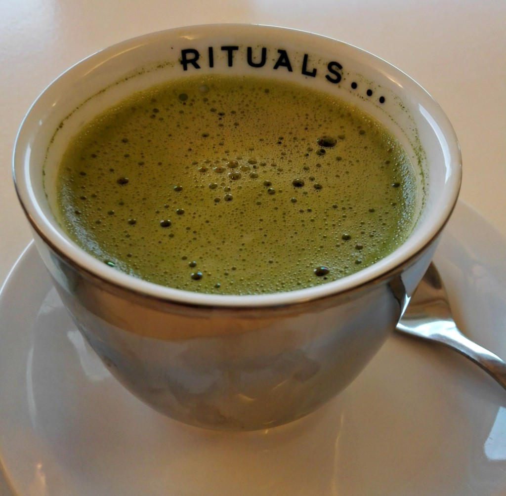 Matcha tea at Beau Site