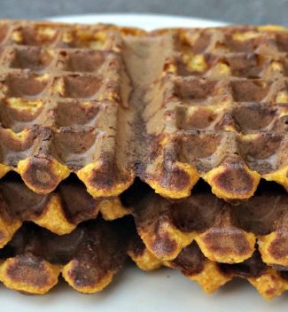 Pumpkin Latke Waffles