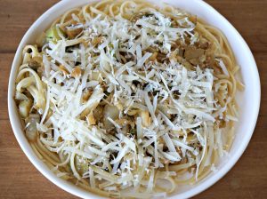 Pasta with Fennel - Parmesan Cheese