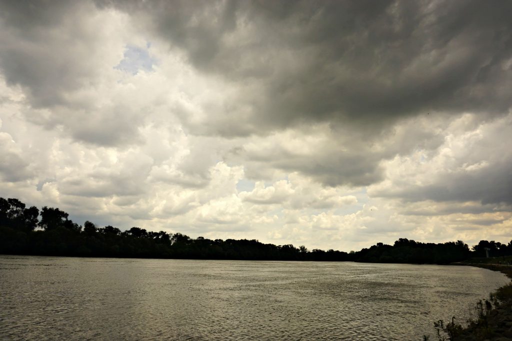 Danube River Szentendre clouds Central Europe