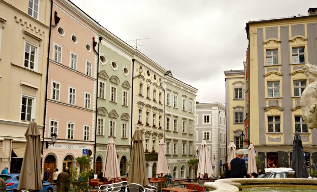 Passau square Central Europe