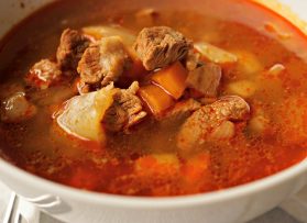 Hungarian Goulash Soup Made at Home