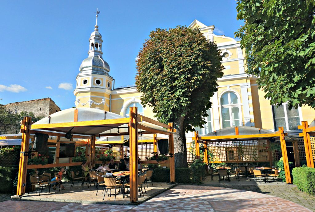 Crama Veche outside terrace - Romania