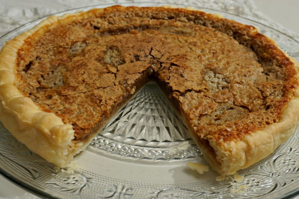 Sugar Pie with one slice missing