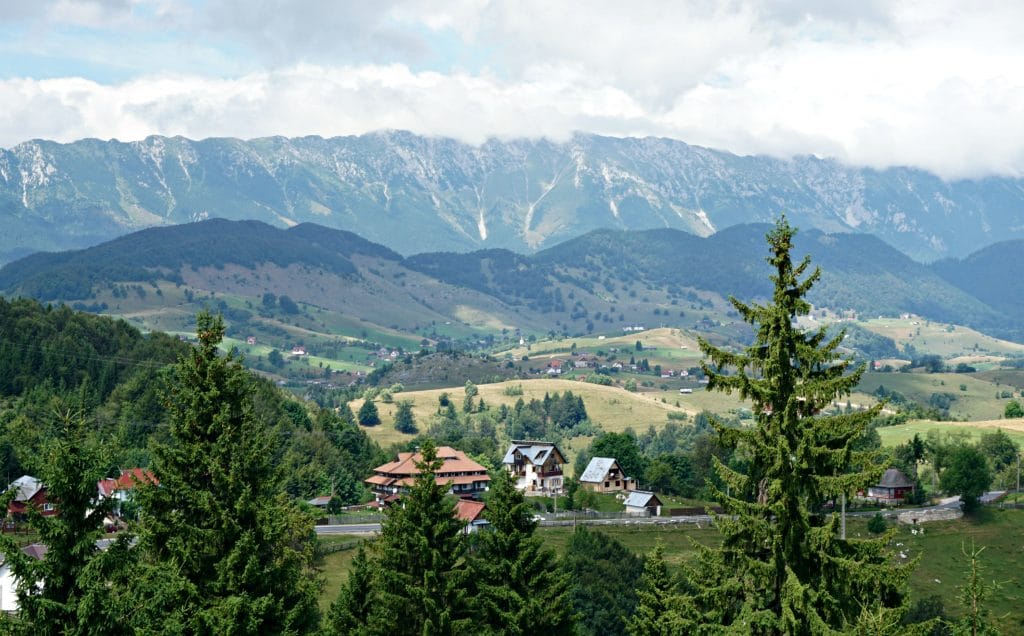 Transylvanian countryside view - Romania