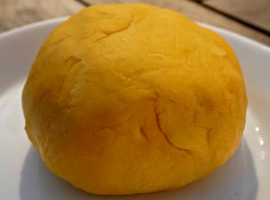 Pumpkin Dough Ball for Pumpkin ravioli