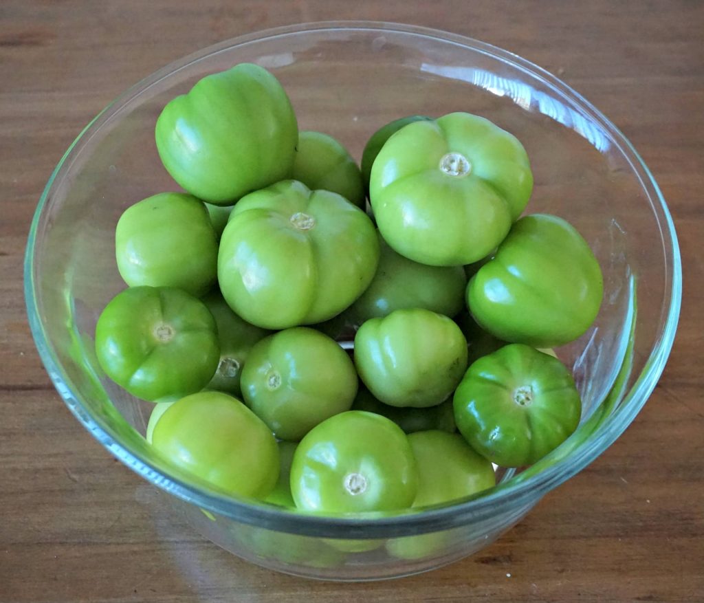 Tomatillo Jalapeno Jam - whole tomatillos