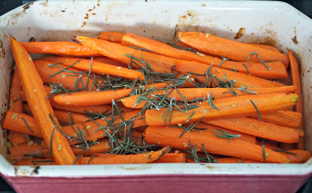 Carrot Rosemary Garlic Soup dish