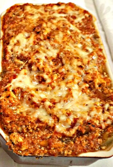 Vegetarian Eggplant Lasagna - Gluten Free - Belgian Foodie