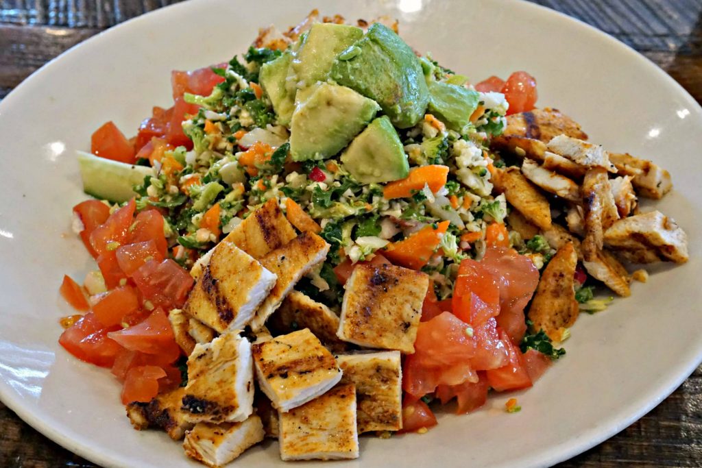 DC Chop Salad with chicken - Stamp Proper Foods 