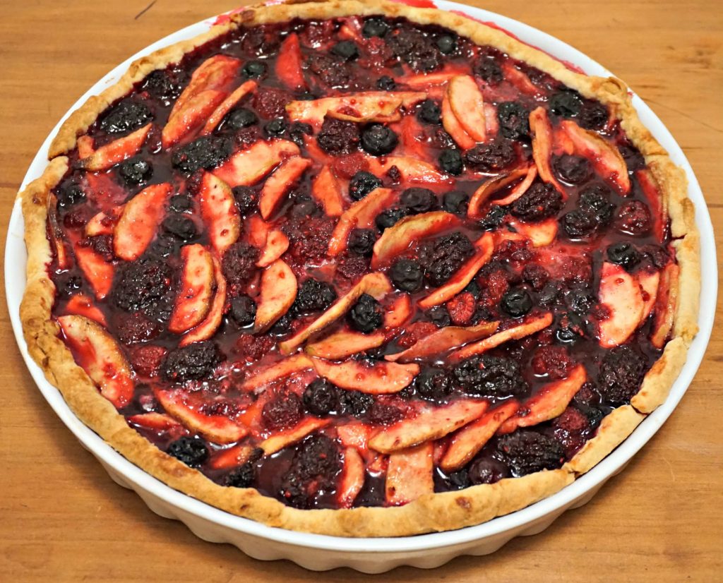 Baked Bumbleberry Pie