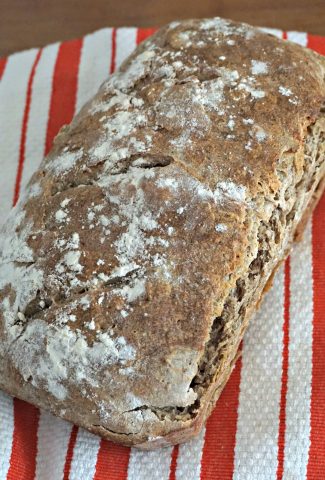 Making Bread - mixed grain sourdough cloth