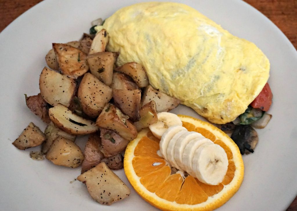 Spinach Omlet - Bread and Porridge