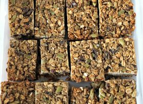 Healthy Vegan Protein Granola Bars