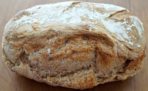 Baked Sourdough bread loaf