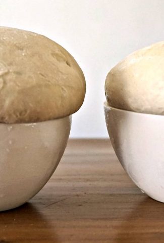 Risen Sourdough Pizza Dough